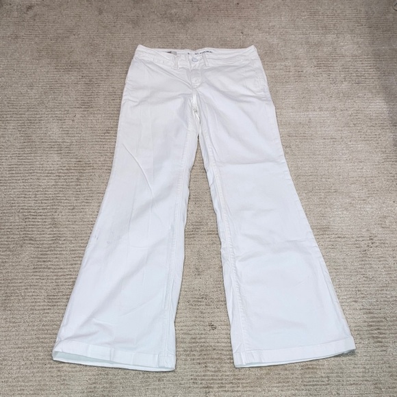 Banana Republic Jeans Banana Republic White Wide Leg Jeans Size 4